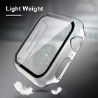 For Apple Watch Series 10 9 8 7 Full Cover Tempered Glass Screen Protector Case