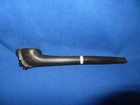 Vintage Africa Ebony Wood  Carving Hand Carved Man Face Smoking Pipe Solid Ebony