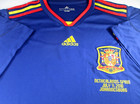 David Villa   Autographed Team Spain 2010 World Cup Adidas Soccer Jersey   Bas