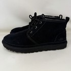 Ugg Neumel Lined Suede Leather Boots Black Men   s Size 10