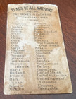 Vintage 1887 N9 Tobacco Allen   Ginter   s Flags Of All Nations New Zealand