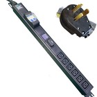 Us Metered 240v 50a Pdu 6 C19 Outlets Surge Protection Nema 6   50p Mining Server