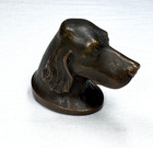 Vtg Jennings Brothers Jb 862 Bronze-tone Irish Setter Dog Paperweight Figurine