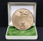 Chuck Yeager Commemorative First Supersonic Flight Bronze Medal Krementz  1954d2