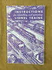 Two Original Lionel Trains O-gauge Instruction Manuals 1949   1953 Acceptable Cd