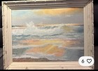 Florida  Highwaymen Sam Newton - Magnificent Beach Waves Scene