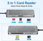 Memory Stick Pro Duo Adapter 5-in-1 Multi Memory Card Reader Supports Sd tf c   