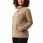 32 Degrees Heat Women s Midweight Snap Arctic Fleece Pullover  Olive Beige  Xl