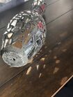 Handmade Mosaic Mirror Bowling Pin Abstract Art Reflection Glass Unique Ten Pin