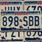 Texas Space Shuttle Embossed License Plate - The Lone Star State - Cowboy Horse