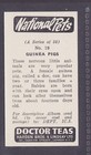 Guinea Pigs - 60   Year Old English Trade Card   19
