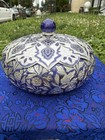 Wonderful Silver Enamel Box  Cover Korean