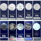2004-2026 Rare Bunc Uk 50p Fifty Pence Coins In Cards  Capsules Or Flips