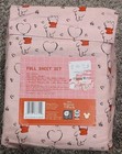 Disney Winnie The Pooh Valentine s Day Twin Sheet Set 3 Piece Nwt 100   Cotton