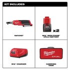 Milwaukee Ratchet Kit 1 4  W  Compact Inflator 12v Li-ion Brushless Cordless