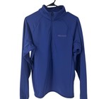 Marmot Mens Neothermo 1 2 Zip Blue Polartec Power Grid Fleece Pullover M15381 M