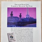 1990 Air France European Treasures Summer Programs Vintage Print Ad