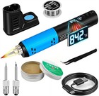 Cordless Soldering Iron Kit Led Display Portable Soldering Tools 392  f To 842  f