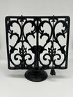 Cast Iron Antique Vintage Black Adjustable Recipe Book Bible Music Stand Holder