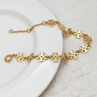 Tory Burch Tb Logo Gold Bracelet New