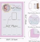  Babys First Year Frame 12 Month Picture Frame 1st Birthday Photo Frame Pink