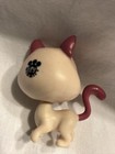 Lps Littlest Pet Shop Short Hair Pink 2-tone Cat Yellow Eyes
