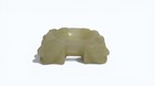 Vintage Carved Celadon Jade Brush Washer Bowl Figural Faces Scholar Desk Decor