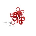Thick Ski Brake Rubber Retainer 170 Piece Red Set For Outdoor Sports