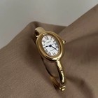 Gold French Vintage Style Unique Dainty Women   s Wrist Watch Trendy Cute Gift