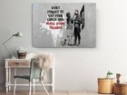 Banksy Canvas Print Dont Forget To Eat Your Lunch Street Art Decor