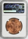 1960 Hk-583 So-called Dollar Pony Express Centennial Medal Ngc Ms66 Rd