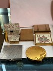  9   Compact    Cigarette Case  Lot  1950 s  Elgin American - Zell  - Volupte
