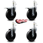 Service Caster Brand Replacement Caster Set For Milwaukee Packout Dolly