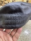 Harley Davidson Men   s Med Leather Newsboy Biker Flat Cap
