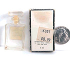 Vintage Chanel No  5 Empty Miniature Perfume Parfum Glass  box  4 Ml France