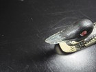 Small Hand Carved   Painted Resting Loon