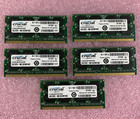 Crucial Ct4g3s1067m m16fkd 4 Gb Ddr3-1066 Pc3-8500s 2rx8 Laptop Lot Of 5x