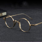 Japanses Titanium Reading Glasses Men Women Readers Retro Round Eyeglass Frames