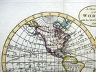 The World C1791 By John Russell Genuine Antique Engraved Map