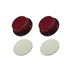 Self-adhesive Reflectors     High 04 red     Adhesive   1 05x0 41 Inch Round