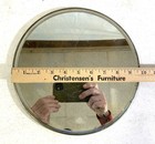 Nice Vintage Art Deco Beveled Edge Round Shape Vanity dresser Mirror   10   