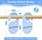Baby Closet Dividers 8 Pack Double-sided Nursery Clothes Organizer For Newborn 