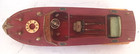 1940 s Ito Dragon Speedboat Wooden W motor Battery Operated Speed Boat Japan 18 
