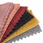 Muslim Women Floral Lace Edges Hijab Shawl Turban Scarves Wrap Plain Maxi Scarf
