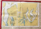 Admiralty 51 Puget Sound Point Defiance To Olympia Nautical Paper Wall Map Chart
