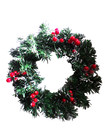 New 12  Christmas Red Berry Wreath Frosted Pine Farmhouse Door   Wall Decor Rdsk