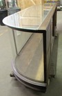 Antique B  Altman Glass Front Curved Retail Display Showcase