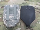 Used Army Issue E-tool W  Cover Tri-fold Shovel Spade Entrenching U s  Ames 83