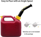 Gas Can Spout Replacement Kit Angle Fuel Can Nozzles Leakproof With Gasket Vent