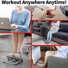 Mini Foldable Leg Exerciser Portable Foot Pedal Exercise Machine Under Desk S   